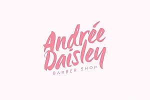 国外Andree Daisley理发店粉色VI企业形象设计