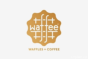 墨尔本Waffee华夫饼和咖啡Coffe品牌VI设计