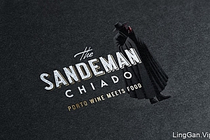 国外TheSandemanChiado酒吧餐厅企业VI设计