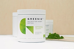 清新风格绿色版Greenie营养品品牌形象VI设计分享
