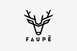 国外墨黑色FAUPE品牌时尚VI形象设计分享