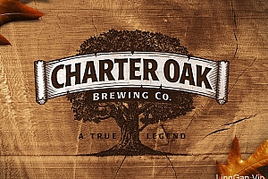 国外Charter Oak啤酒品牌形象设计分享