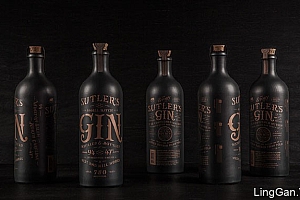 国外洒业Sutler”s Spirit烈酒品牌Vi设计分享
