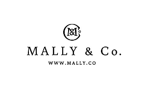 国外银灰色风格的Mally & Co高档时装品牌VI设计分享