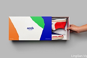 国外Arrels鞋子时尚创意形象VI设计分享