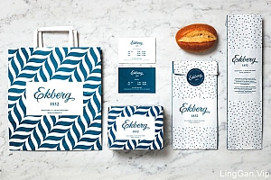 国外VI设计Ekberg烘培视觉形象设计分享9P