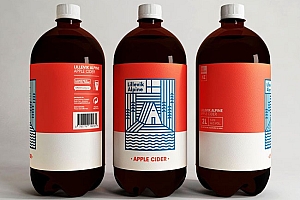 国外VLillevikAlpine苹果酒品牌包装形象VI设计