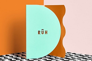 国外VI设计之伦敦RUH女性时装品牌形象设计