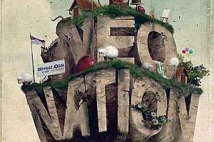 国外字体设计之9款超炫的立体字设计作品欣赏