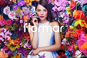 国外Flormar化妆品零售品牌新版形象VI设计