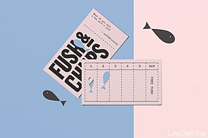 国外Fush & Chups快餐品牌视觉形象VI设计