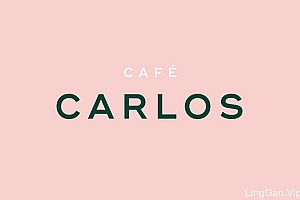 国外Cafe Carlos咖啡馆品牌基础vi形象设计