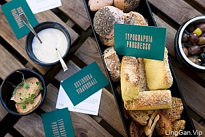 国外Typographia餐厅品牌形象设计