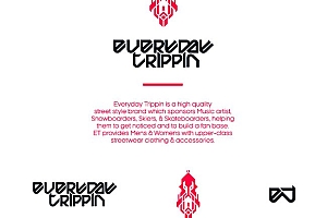 国外Everyday Trippin街头时尚品牌VI形象设计