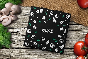 国外Basile比萨餐厅品牌形象设计