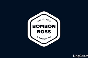 国外Bombon Boss咖啡连锁店品牌形象VI设计