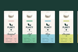 简洁柔和!牛奶品牌VI设计