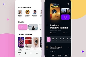 便利又美观!12组视频app界面设计灵感