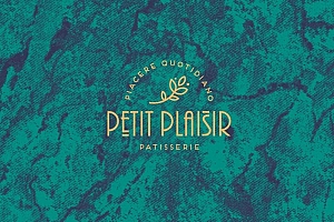 强烈对比色!糕点咖啡店品牌VI设计