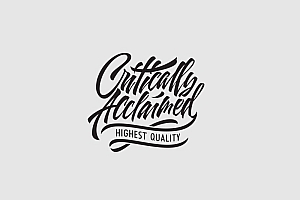 Critically Acclaimed国外创意LOGO设计