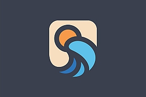 非常舒适的扁平化LOGO设计