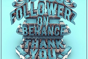 法国设计师Alexis Persani绚丽的立体字设计(七)