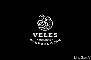 俄罗斯设计师SagitovArtur黑白系列logo标志设计