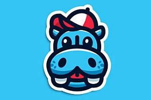精心搜集的16个国外河马标识LOGO设计欣赏