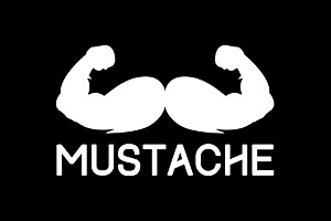 20个胡子形状的创意标志LOGO设计