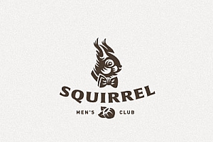 精选的18个松鼠元素的LOGO设计作品