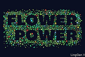 Nino Mamaladze绿叶花卉LOGO设计