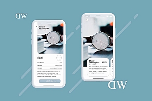 12款个性分明的手表UI界面设计