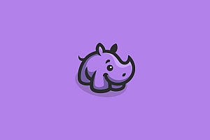 独角力量!20款犀牛元素Logo设计