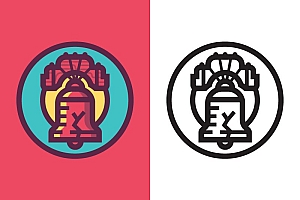 铃儿响叮当!30款铃铛元素Logo设计