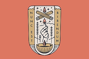 复古徽章!32款插画创意Logo设计