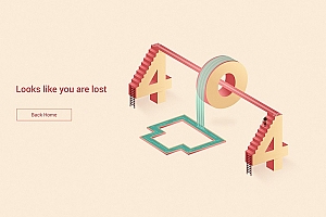 错误创意!12组404界面设计灵感