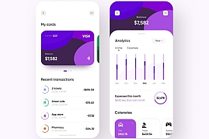 12组金融APP界面设计灵感