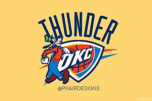 当NBA遇上迪士尼!16款可爱运动Logo设计