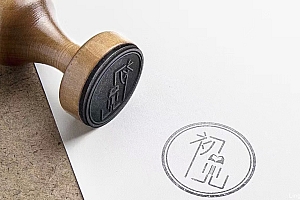 初见书店logo设计