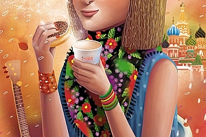 人物特色造型插画