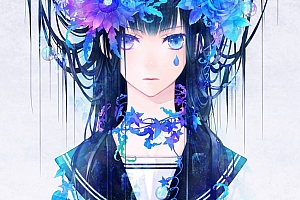 【美术插图】「悲しみを隠す」/「ユウノ」のイラスト