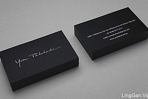Yuta简约酷炫的个人名片设计赏析