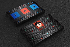 扁平化风格名片设计欣赏