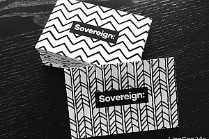 Sovereign极具个性UV名片设计欣赏