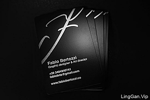 意大利设计师Fabio Bertozzi个人名片设计