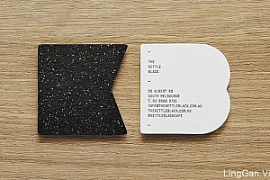 Kettle Black咖啡品牌创意名片设计欣赏