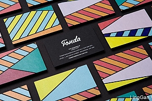 Fonda餐厅名片与形象设计欣赏