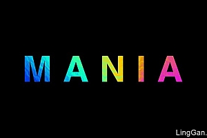 国外MANIA品牌彩色名片设计