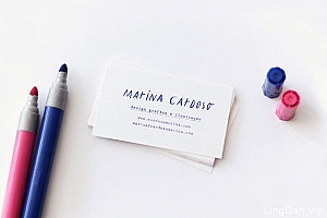 巴西设计师Marina Cardoso个人风格名片设计