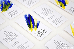 希腊设计师Panos Nikolaou手绘名片设计作品